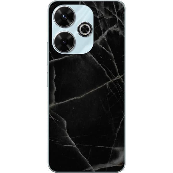 Xiaomi Redmi 13 Läpinäkyvä kuori Musta marmori