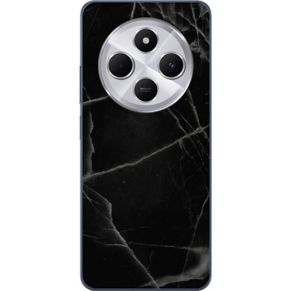 Xiaomi Redmi 14C Gennemsigtig cover Sort marmor