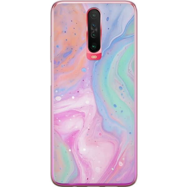 Xiaomi Redmi K30 Läpinäkyvä kuori Pastellimarmori