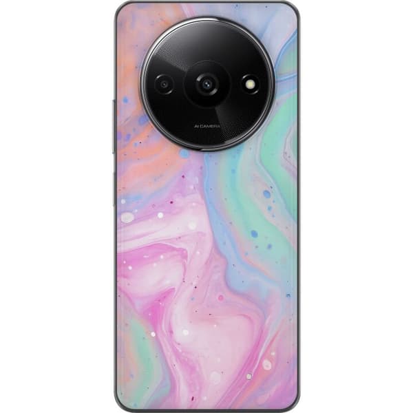 Xiaomi Redmi A3 Läpinäkyvä kuori Pastellimarmori