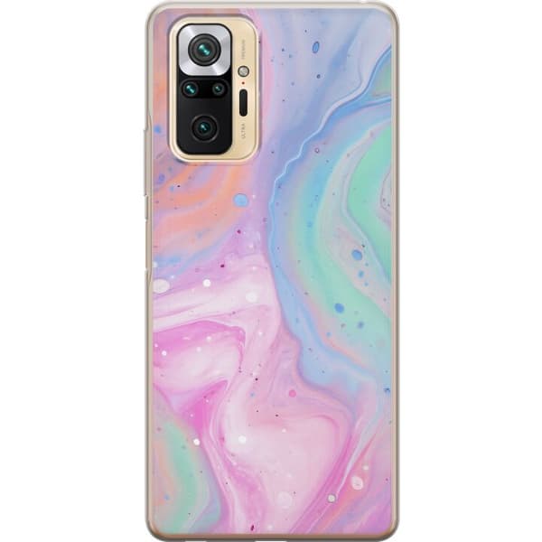 Xiaomi Redmi Note 10 Pro Gjennomsiktig deksel Pastellmarmor