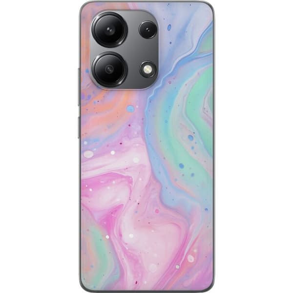 Xiaomi Redmi Note 13 4G Läpinäkyvä kuori Pastellimarmori