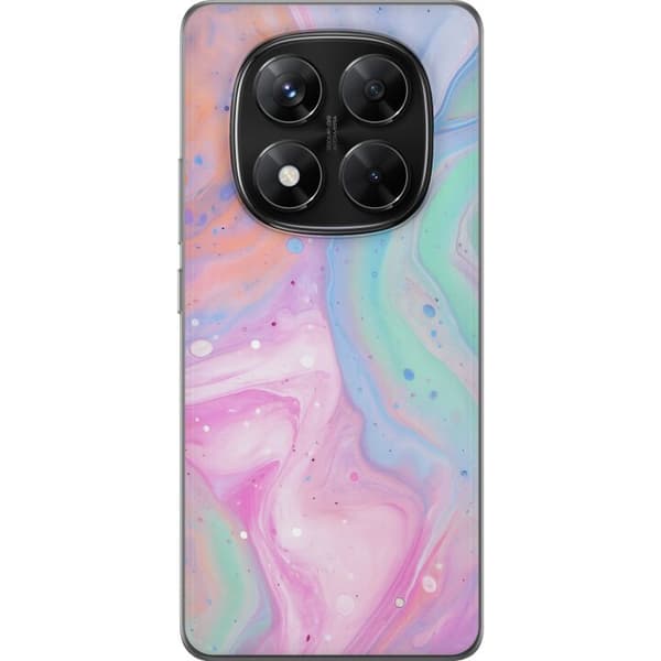 Xiaomi Redmi Note 14 Pro Genomskinligt Skal Pastellmarmor