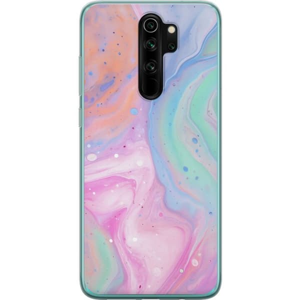 Xiaomi Redmi Note 8 Pro Gennemsigtig cover Pastelmarmor