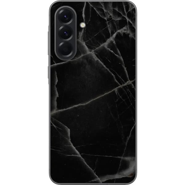 Samsung Galaxy A56 Genomskinligt Skal Svart marmor