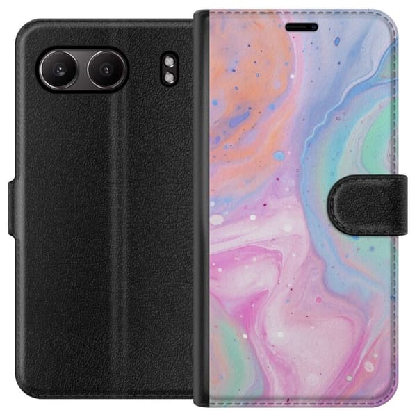 OnePlus Nord 4 Tegnebogsetui Pastelmarmor