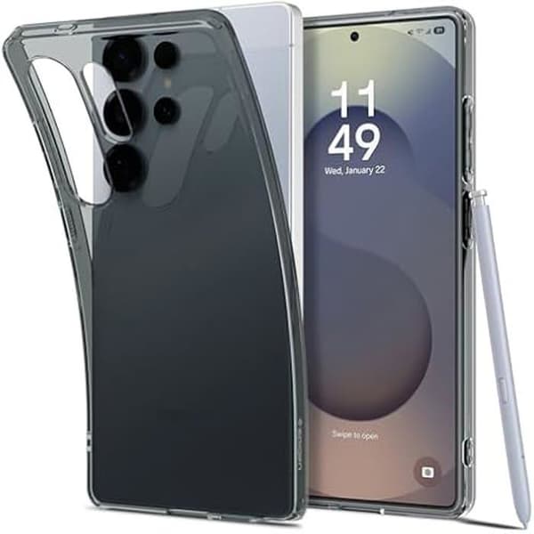 Coque - SPIGEN - Samsung Galaxy S25 Ultra - Stötbeständig - Alltid Transparent - Kvalitetsanvändbarhet