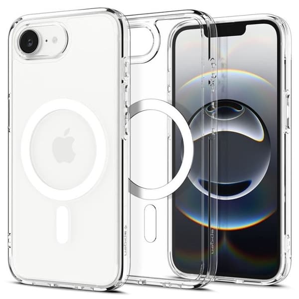 Fodral för iPhone 16e - Spigen Ultra Hybrid MagSafe - Vit