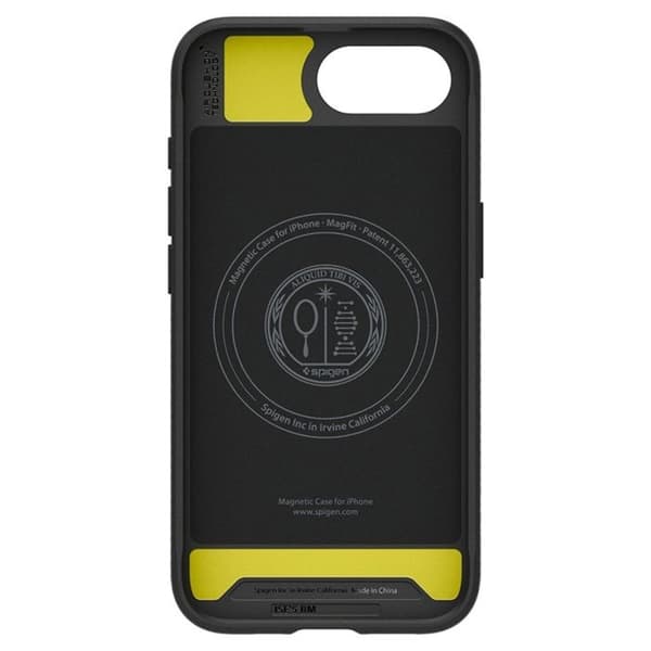 Coque för iPhone 16e - Spigen Rugged Armor MagSafe - Mat svart