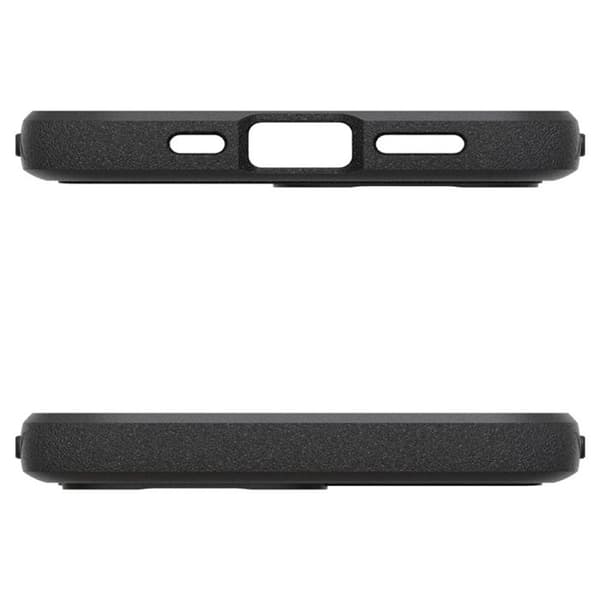 Coque för iPhone 16e - Spigen Rugged Armor MagSafe - Mat svart