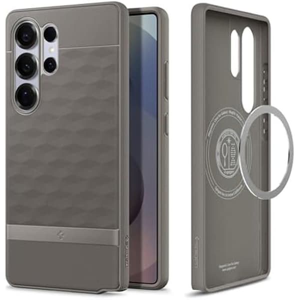 Spigen Parallax MagFit Fodral Kompatibel med Samsung Galaxy S25 Ultra - Grå Aska