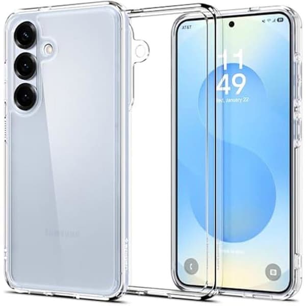 Coque - SPIGEN - Ultra Hybrid - Kompatibel med Samsung Galaxy S25 Plus - Transparent - Stötsäker