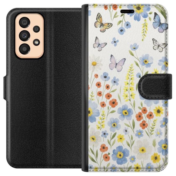 Samsung Galaxy A33 5G Tegnebogsetui Sommerblomster