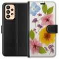 Miniatyrbillede 1 af 3: Samsung Galaxy A33 5G Tegnebogsetui Pressede blomster