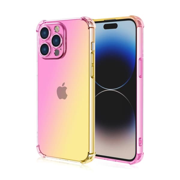 iPhone 15 Pro Skal - Rosa/Gul