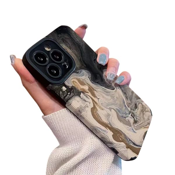 iPhone 13 Pro Max Skal - Ink Marble