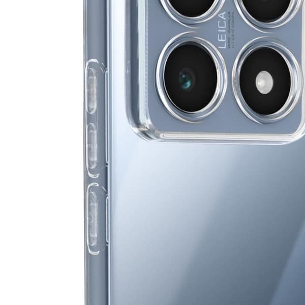 Stötsäker skal för Xiaomi 14T med förstärkta hörn och skyddad kamera Mayaxess Transparent