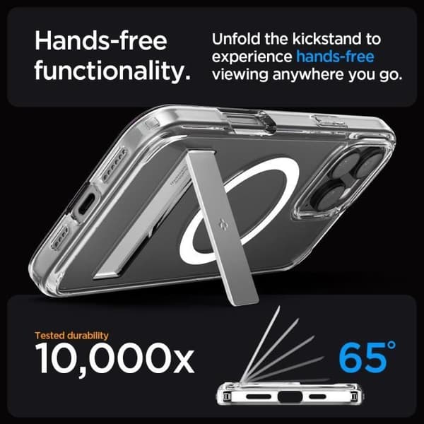 Spigen Fodral för iPhone 16 Pro Ultra Hybrid S MagFit Transparent