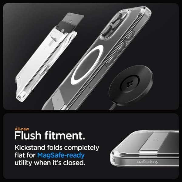 Spigen Fodral för iPhone 16 Pro Ultra Hybrid S MagFit Transparent