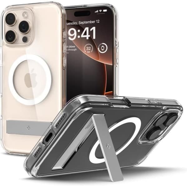 Spigen Fodral för iPhone 16 Pro Ultra Hybrid S MagFit Transparent
