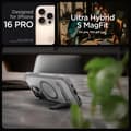 Miniatyrbild 2 av 4: Spigen Skal för iPhone 16 Pro, Ultra Hybrid S MagFit, Flexibel Fäste 6,3 Tum - Frostgrå