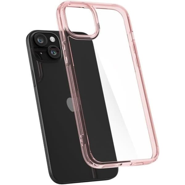 Spigen Anti-Gulnande Skal för iPhone 15 - Rosakristall
