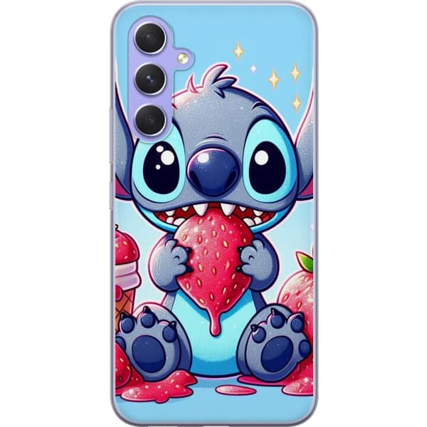 Samsung Galaxy A54 Gjennomsiktig deksel Strawberry Stitch