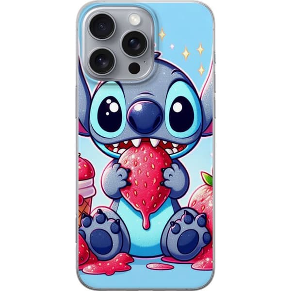 Apple iPhone 16 Pro Max Genomskinligt Skal Strawberry Stitch