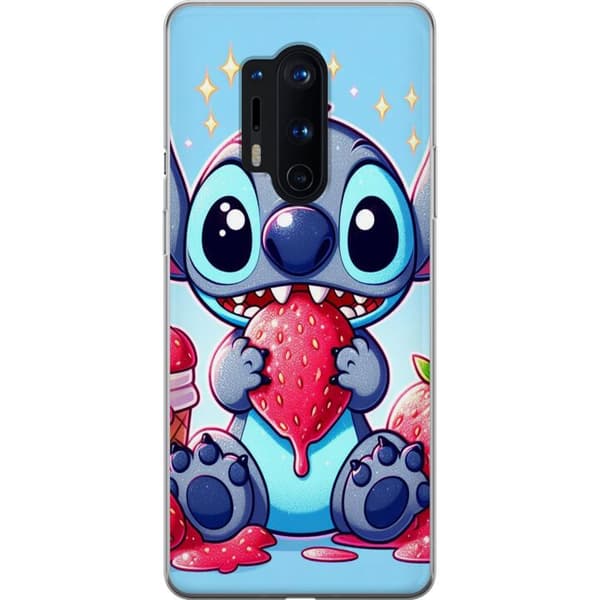 OnePlus 8 Pro Gennemsigtig cover Strawberry Stitch