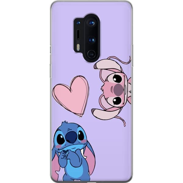 OnePlus 8 Pro Genomskinligt Skal Stitch Mode