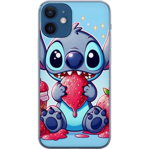 Apple iPhone 12  Gennemsigtig cover Strawberry Stitch