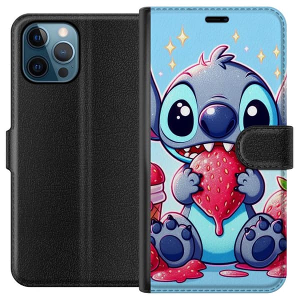 Apple iPhone 12 Pro Tegnebogsetui Strawberry Stitch