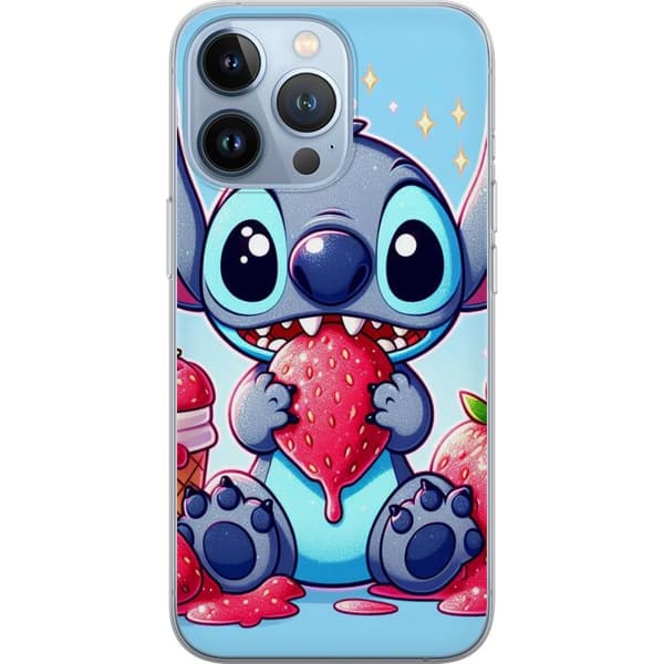 Apple iPhone 13 Pro Gjennomsiktig deksel Strawberry Stitch