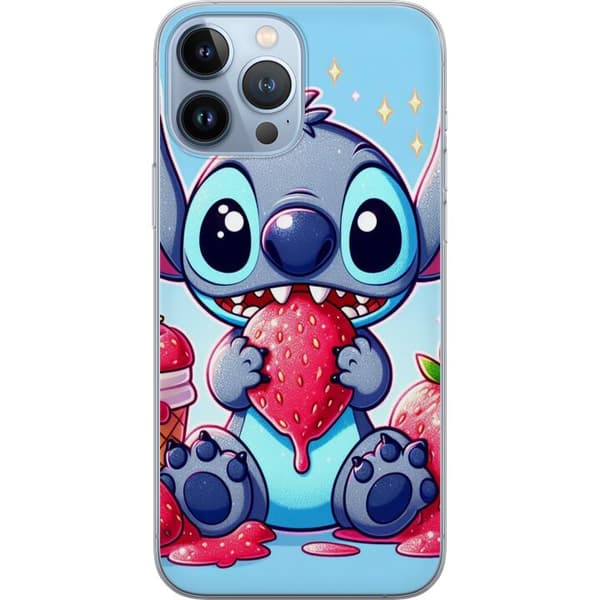 Apple iPhone 13 Pro Max Gennemsigtig cover Strawberry Stitch