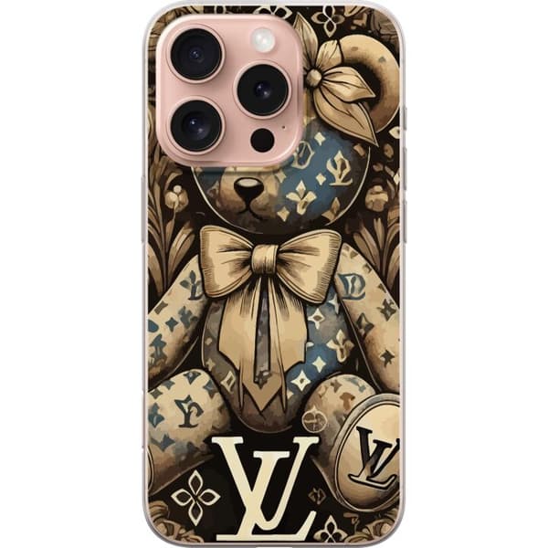 Apple iPhone 16 Pro Genomskinligt Skal Teddy Vuitton