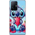 Miniatyrbillede 1 af 3: Xiaomi 11T Pro Gennemsigtig cover Strawberry Stitch