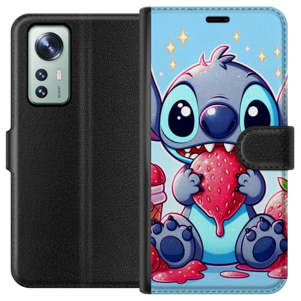 Xiaomi 12 Plånboksfodral Strawberry Stitch