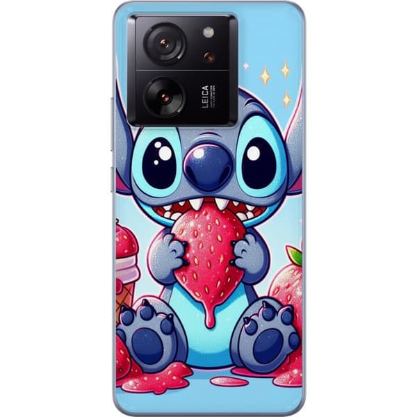 Xiaomi 13T Gjennomsiktig deksel Strawberry Stitch