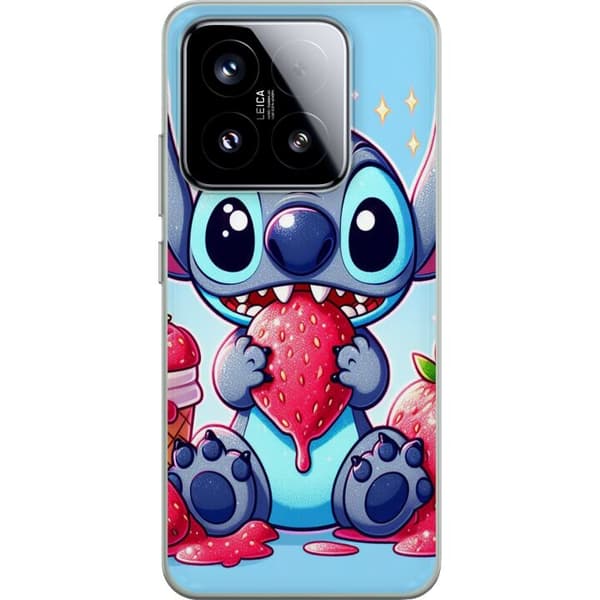 Xiaomi 15 Läpinäkyvä kuori Strawberry Stitch