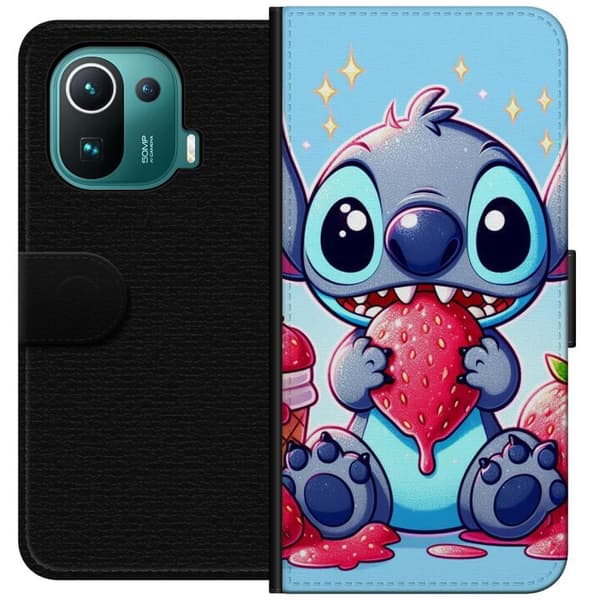 Xiaomi Mi 11 Pro Lommeboketui Strawberry Stitch