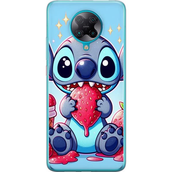 Xiaomi Poco F2 Pro Genomskinligt Skal Strawberry Stitch