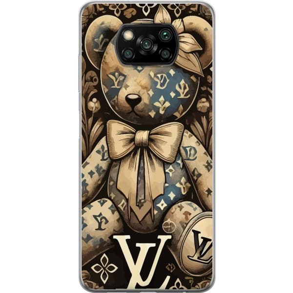 Xiaomi Poco X3 NFC Läpinäkyvä kuori Teddy Vuitton