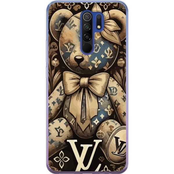 Xiaomi Redmi 9 Genomskinligt Skal Teddy Vuitton