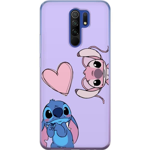 Xiaomi Redmi 9 Genomskinligt Skal Stitch Mode