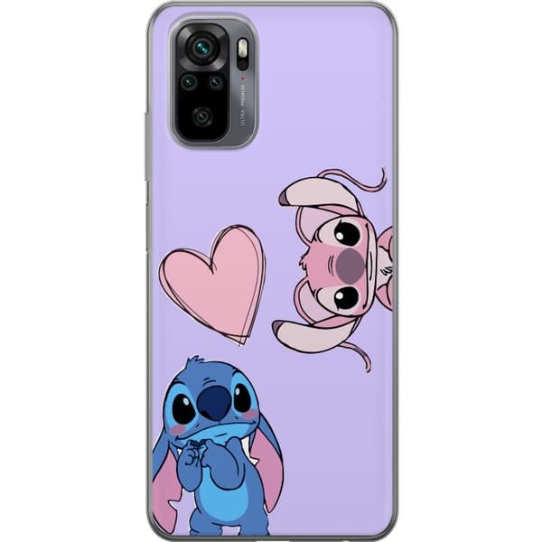Xiaomi Redmi Note 10S Genomskinligt Skal Stitch Mode