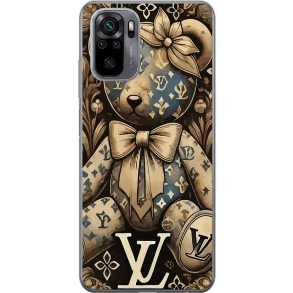 Xiaomi Redmi Note 10 Gjennomsiktig deksel Teddy Vuitton