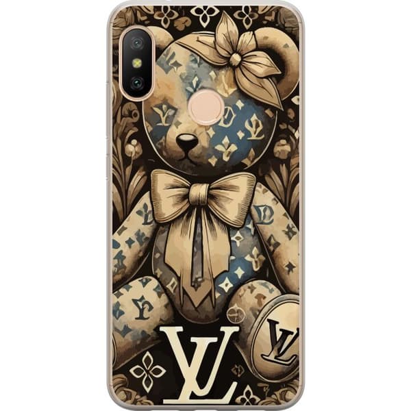 Xiaomi Redmi 6 Pro Läpinäkyvä kuori Teddy Vuitton
