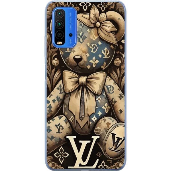 Xiaomi Redmi Note 9 4G Genomskinligt Skal Teddy Vuitton