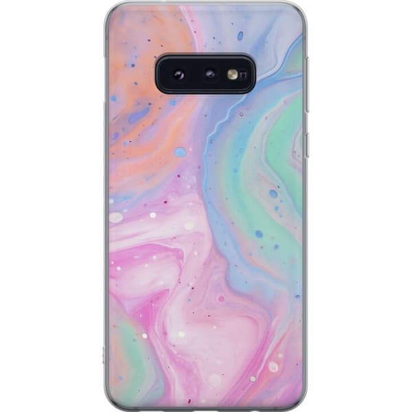 Samsung Galaxy S10e Läpinäkyvä kuori Pastellimarmori