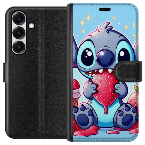 Samsung Galaxy S25 Lompakkokotelo Strawberry Stitch
